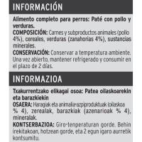Alimento con pollo para perro EROSKI, lata 1,2 kg