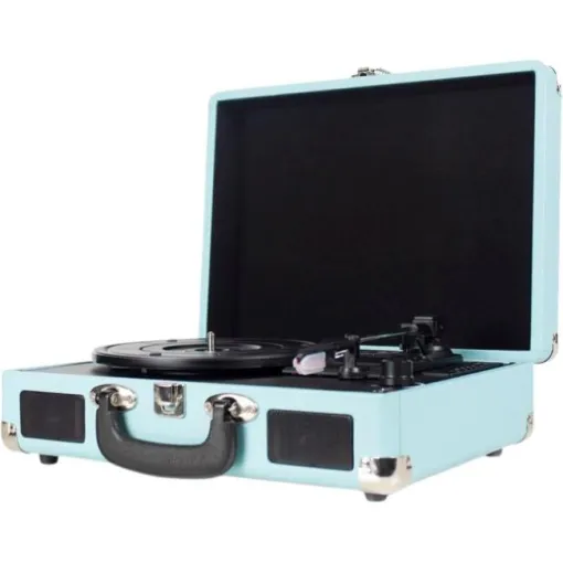 Tocadiscos reproductor y convertidor de vinilos VC400B PRIXTON