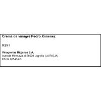 Crema de pedro ximénez ALIÑO, botella 25 cl