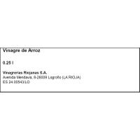 Vinagre de arroz ALIÑO, botella 25 cl