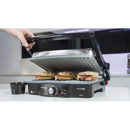 Parrilla eléctrica, 2000 W, ROCKŽN Grill 2000 CECOTEC