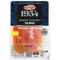 Jamón curado loncheado ELPOZO, bandeja 100 g