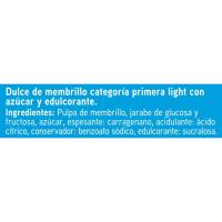 Dulce de membrillo light EROSKI, tarrina 375 g