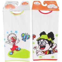 Babero microfibra Pirritx Marimotots, impermeable, cierre elástico, 31x37 cm, 2uds