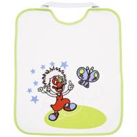 Babero microfibra Pirritx Marimotots, impermeable, cierre elástico, 31x37 cm, 2uds