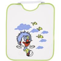 Babero microfibra Porrotx Pupu-Lore, impermeable, cierre elástico, 31x37 cm, 2 uds