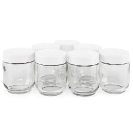 Yogurtera, 7 tarros de cristal, 200 ml, YU2350 ORBEGOZO