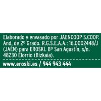 EROSKI BIO oliba olio birjina estra, botila 75 cl