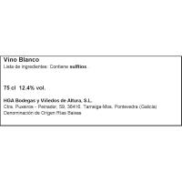 Vino Blanco Godello D.O. Rias Baixas ALTOS TORONA, botella 75 cl