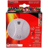 Detector de humos, pila 9V incluida EUROBRIC, 1 ud.