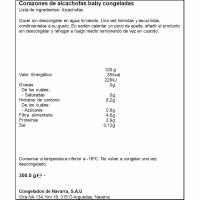 Corazones baby de alcachofa VERLEAL, bolsa 300 g