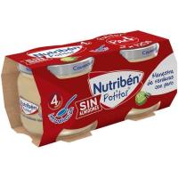 Potito menestra de verduras con pavo NUTRIBEN, pack 2x120 g