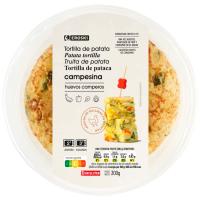 Tortilla de patatas con huevos camperos EROSKI, 1 ud, 300 g