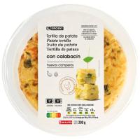Tortilla de patata-calabacín-huevo campero EROSKI, 1 ud, 300 g