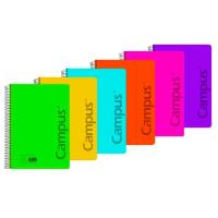 Cuaderno espiral A4, cuadrícula 5x5, microperforado, tapa de plástico ¿Cuál te llegará? 002768 CAMPUS, 120 hojas Cuaderno espiral A4, cuadrícula 5x5, microperforado, tapa de plástico ¿Cuál te llegará? 002768 CAMPUS, 120 hojas