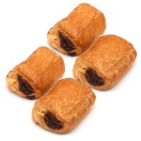 Napolitana 19% cacao EROSKI, bandeja 4 uds