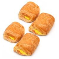 Napolitana de crema EROSKI, bandeja 4 uds