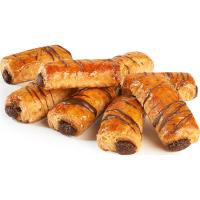 Mini napolitana de cacao EROSKI, bandeja 8 uds