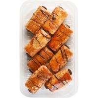 Mini napolitana de cacao EROSKI, bandeja 8 uds