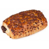 Mini napolitana rellena con 24% crema de chocolate EROSKI, 1 ud