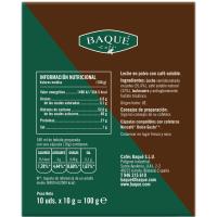 Café con leche intenso compatible Dolce Gusto BAQUÉ, caja 10 uds