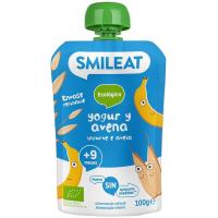 Bolsita de yogur y avena bio SMILEAT, doypack 100 g