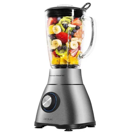 Batidora de vaso, 1800 W, 2,1 L, PowerBblack Titanium 1800 CECOTEC