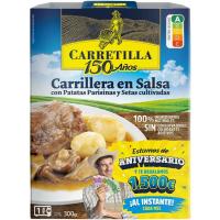 Carrillera en salsa CARRETILLA, bandeja 300 g