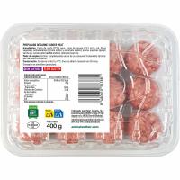Albóndigas mixtas de vacuno-cerdo EROSKI, bandeja 400 g
