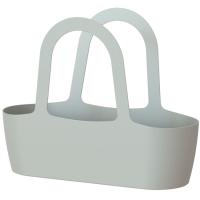 Maceta en pvc bolsa Paris gris claro ARTEVASI, 43x16x34 cm
