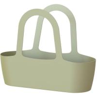 Maceta en pvc bolsa Paris verde ARTEVASI, 43x16x34 cm