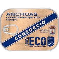 Anchoas aceite oliva virgen extra eco MSC CONSORCIO, lata 38 g Anchoas aceite oliva virgen extra eco MSC CONSORCIO, lata 38 g