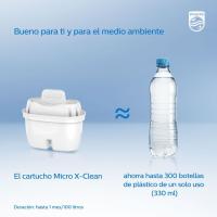 PHILIPS ura iragazteko pitxerra, 2,6 litro, Micro x-Clean Water iragazkia