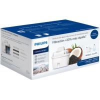 Filtro de agua, recambio compatible otras marcas Micro X-Clean PHILIPS, pack 3 uds