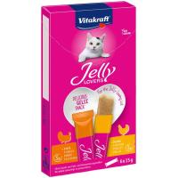 Snack jelly de pollo y pavo para gato VITAKRAFT, caja 90 g