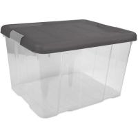 Caja de plástico con cierre Eco-Friendly, 25 litros, 422x350x256 mm HEGA, 1 ud