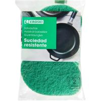 Estropajo salvauñas EROSKI, pack 2 uds
