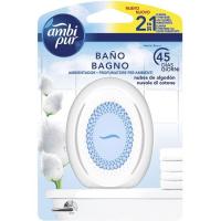 Ambientador para baño nubes de algodón AMBIPUR, pack 1 ud Ambientador para baño nubes de algodón AMBIPUR, pack 1 ud