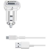 Cargador de coche USB-C 15W con cable Samsung CELLULAR LINE