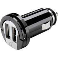 Cargador coche 2 usb 10w negro CELLULAR LINE, 1 ud