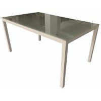 Mesa Vigo, aluminio con cristal temperizado de 5 mm, 150x90x74 cm Mesa Vigo, aluminio con cristal temperizado de 5 mm, 150x90x74 cm