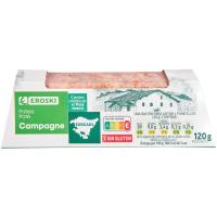 Paté campaña País Vasco EROSKI, tarrina 120 g