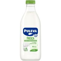 Leche fresca semidesnatada PULEVA, botella 1 litro