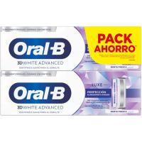 Dentífrico 3Dw Luxe Perfect ORAL-B, pack 2x75 ml