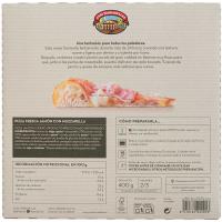 Pizza de jamón, mozzarela lenta fermentación TARRADELLAS, 400 g