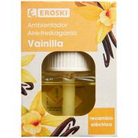 Ambientador eléctrico de vainilla EROSKI, recambio 1 ud Ambientador eléctrico de vainilla EROSKI, recambio 1 ud