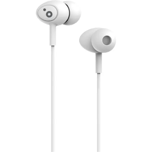 Auriculares de botón blanco con micrófono POPSWT SUNSTECH