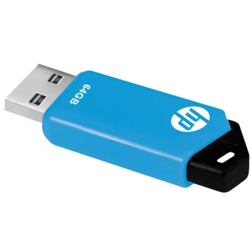 Pendrive azul y negro USB 2.0 de 64 GB V150W HP