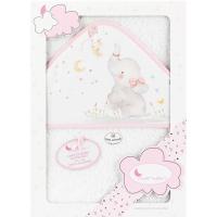 INTERBABY bainuko kapa txanoduna, % 100 kotoizkoa, 100x100cm, leuna eta xurgatzailea