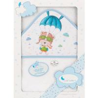 INTERBABY bainuko kapa txanoduna, % 100 kotoizkoa, 100x100cm, leuna eta xurgatzailea